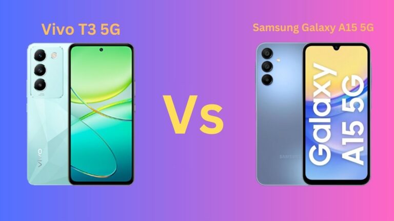 Vivo T3 5G Vs Samsung Galaxy A15 5G