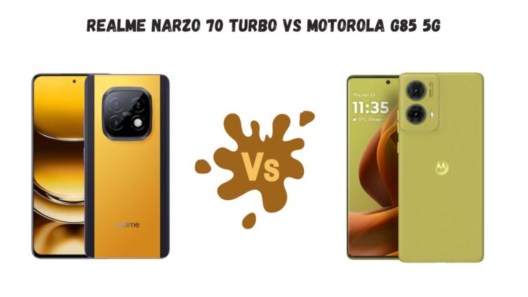 Realme Narzo 70 Turbo Vs Motorola G85 5G